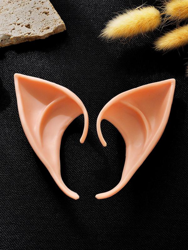 1 Pair Fashionable Elf Ear Wrap, Cute Ear Design for Women for Daily Decoration, Fashion Accessories for Party, Fashionable Exaggerated Short Elf Ear Shaped Plastic Earrings for Festivals