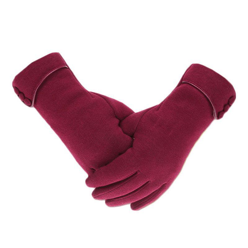 Winter Warm Thick Soft Windproof Touch Screen Fleece Gloves