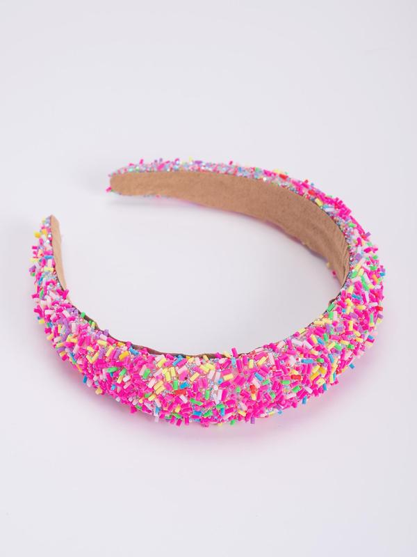  Colorful Donut Design Hair Hoop, Cute Hair Hoop for Women & Girls, Fashion Hair Accessories for Party & Daily Use