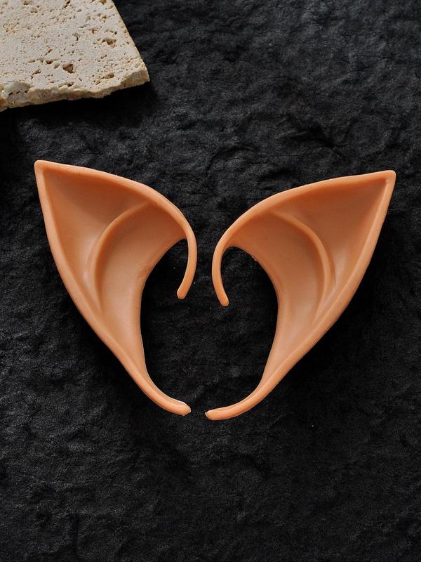 1 Pair Fashionable Elf Ear Wrap, Cute Ear Design for Women for Daily Decoration, Fashion Accessories for Party, Fashionable Exaggerated Short Elf Ear Shaped Plastic Earrings for Festivals