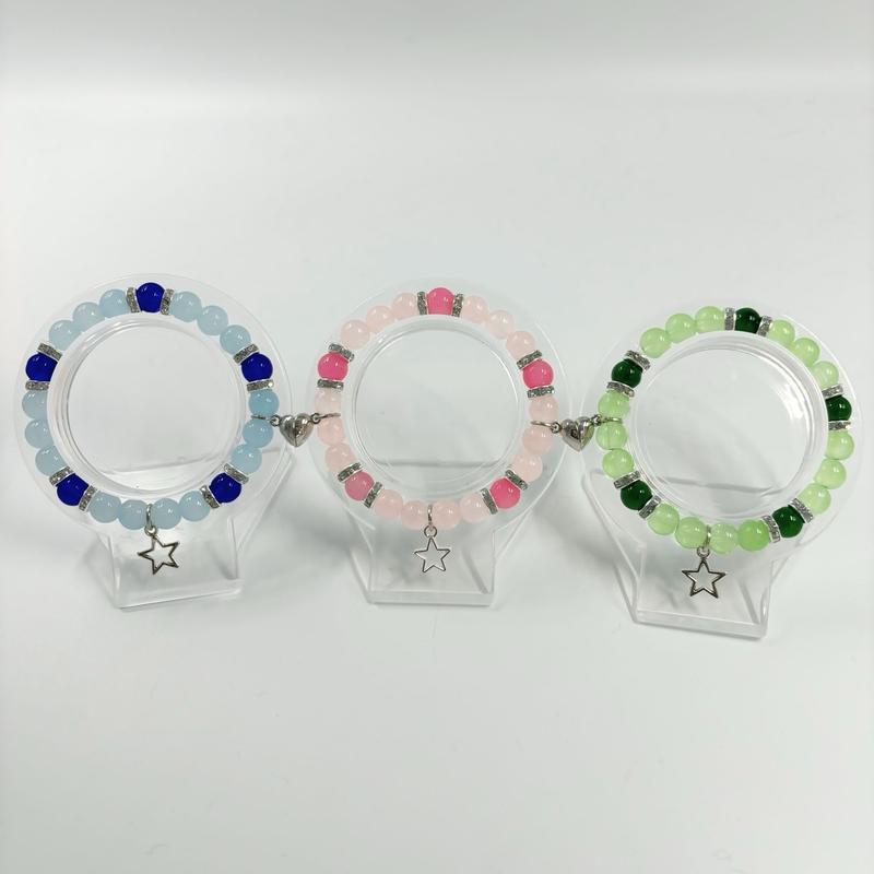 Powergirls Matching Bracelets (3 Pieces) - Perfect Gift for 3 Best Friends - Fashion Jewelry