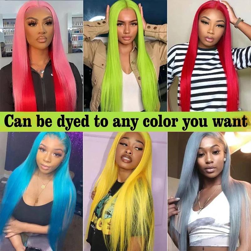 613 Wigs Blonde 13x6 HD Lace Front Wigs Human Hair Pre Plucked Straight 13x4 Lace Front Human Hair Wigs For Women Can Be Dyed 250% Density