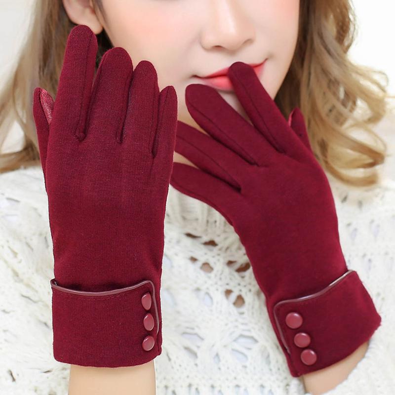 Winter Warm Thick Soft Windproof Touch Screen Fleece Gloves