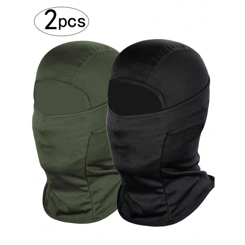 2Pcs Face Mask For Men Women, UV Protector Balaclava Face Mask, Shiesty Mask UV Protector Lightweight For Motorcycle Snowboard