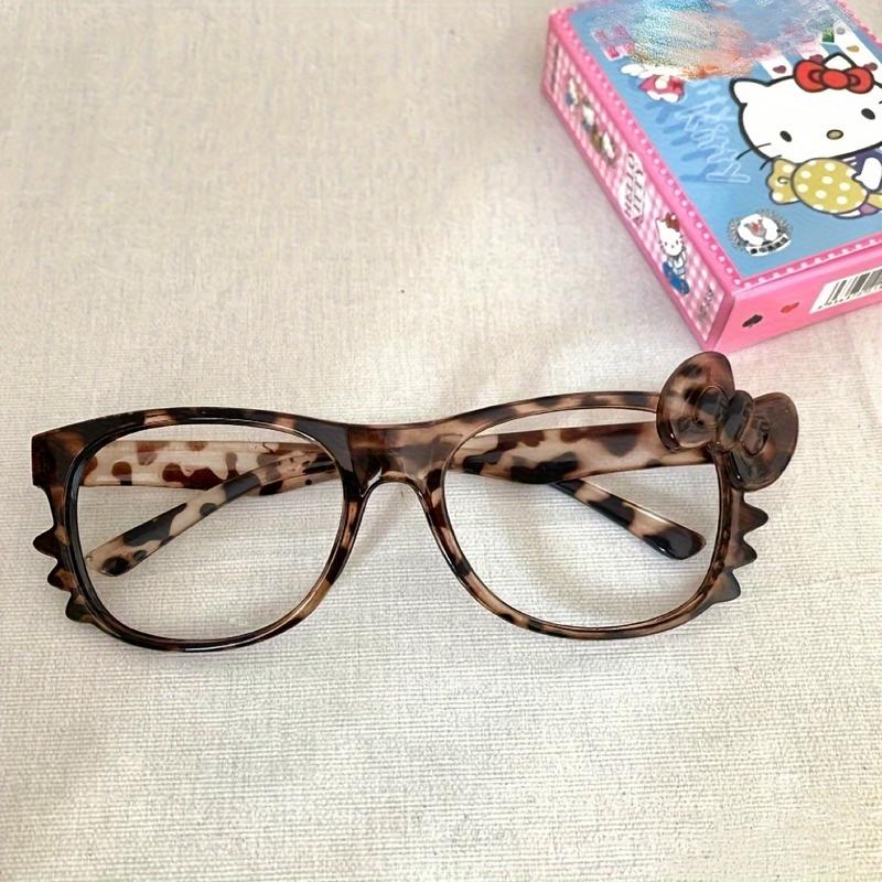 1pc Leopard Print Fashion Large Rim Eyeglass Frame, Y2K Retro Style Cartoon Oval Glasses, Cute Mosaic Brown Cosplay Decorative High-End Women'S Glasses Accessories Gift for Daily Use