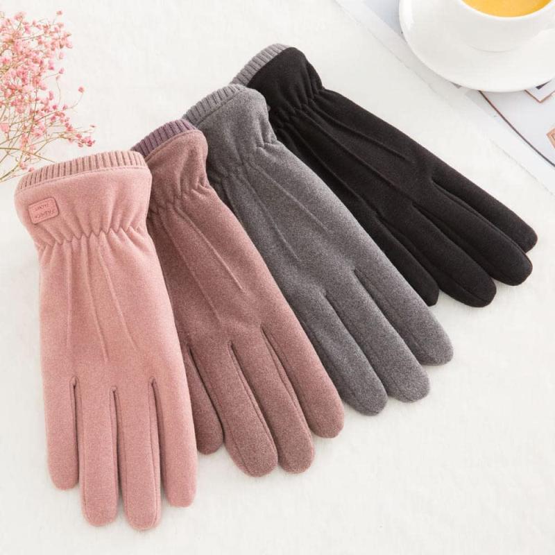 Womens Gloves Winter Touch Screen Texting Phone Windproof Gloves for Women Fleece Lined Thick Warm Gloves for Cold Weather