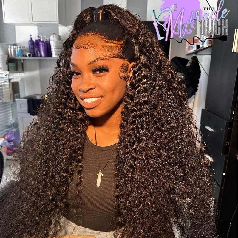 [Stylist Wig] Deep Wave 13x6 Pre Cut Lace Frontal Wig Ready To Go Trendy Fashion Appearance Lace Front Human Hair Wig