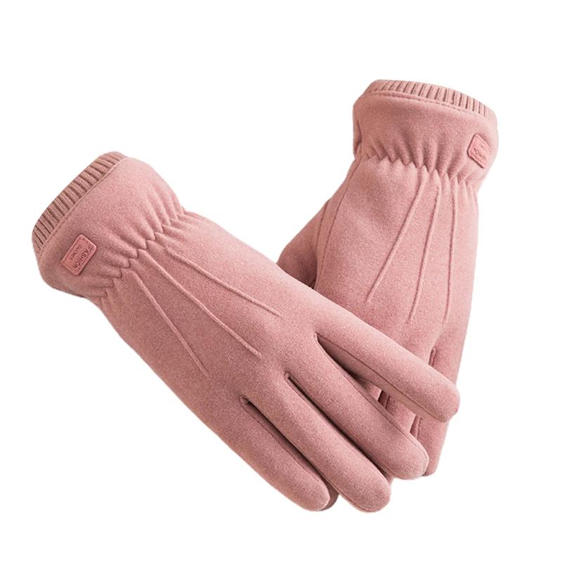 Women's Winter Gloves Soft Fleece Lined Touchscreen Texting Gloves, Warm, Windproof & Stylish Gloves for Driving, Outdoor Activities in Cold Weather