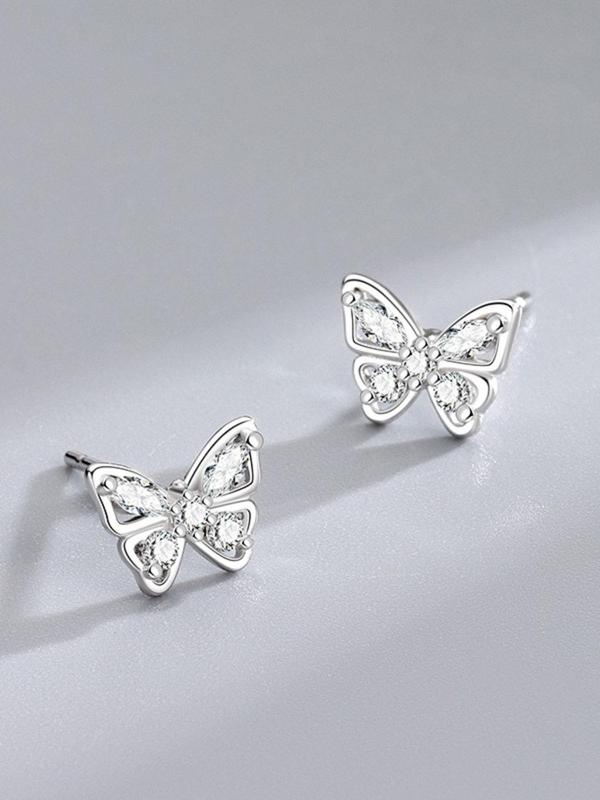 Women's 1 Pair Fashionable Butterfly Decor Stud Earrings