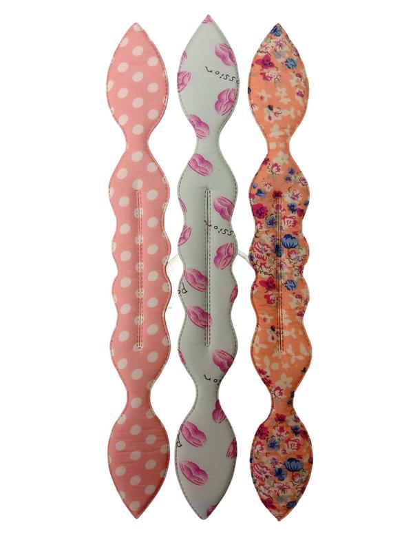 Color Random Cute Polka Dot Floral Print Hair Bun Maker, Hair Styling Tool for Women & Girls, Minimalist Headwear Suitable for Thick Hair