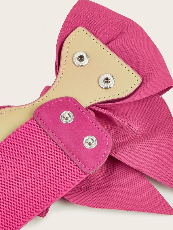 Bow Decor Wide Belt