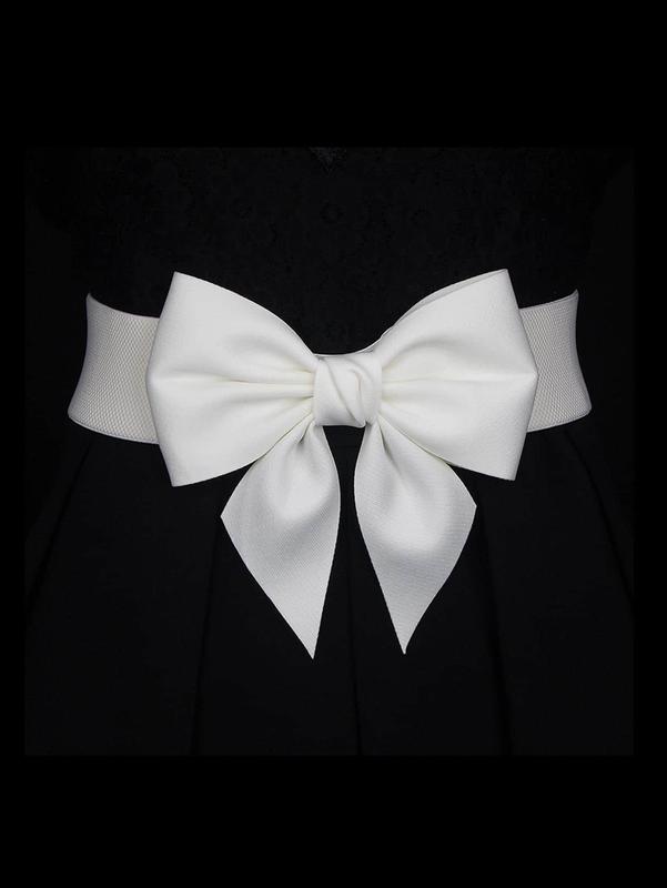 Bow Decor Wide Belt