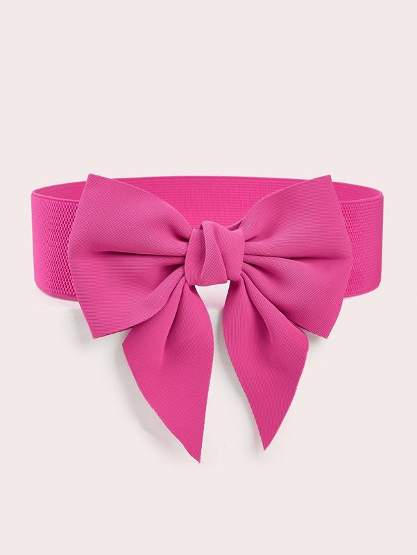 Bow Decor Wide Belt