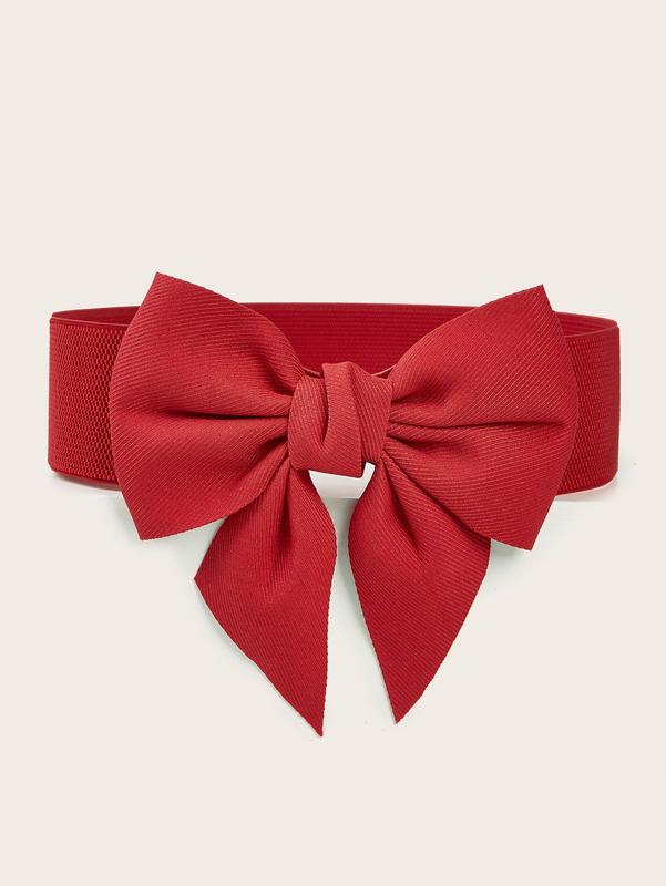 Bow Decor Wide Belt