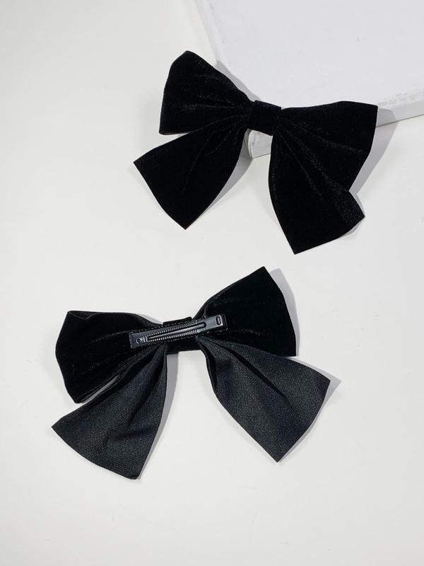 Women's Cute Bow Decor Hair Clip for Gift, Fashionable Hair Accessories for Daily Wear, Daily Clothing Decor