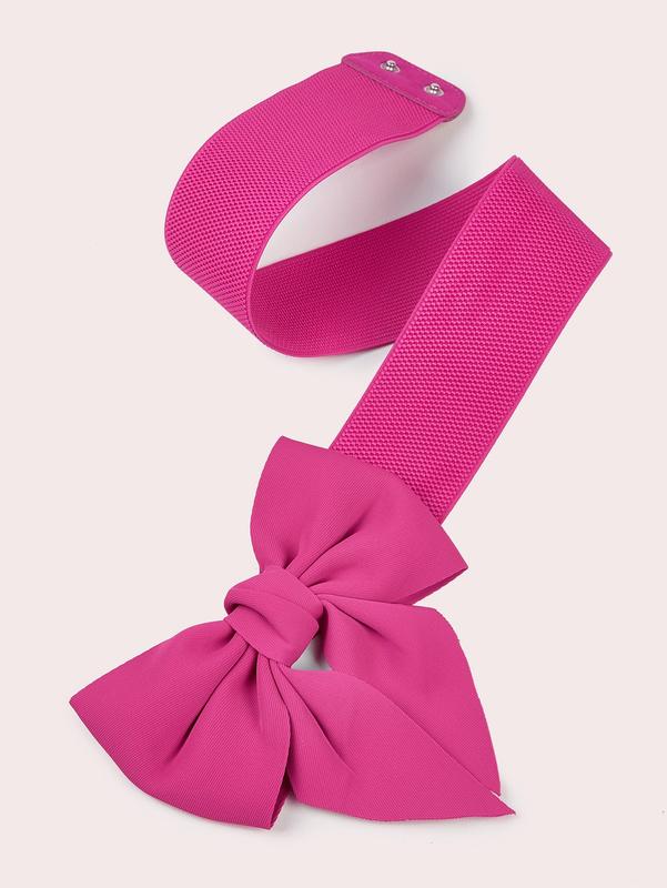 Bow Decor Wide Belt