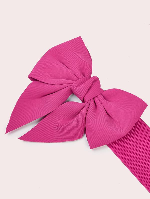 Bow Decor Wide Belt