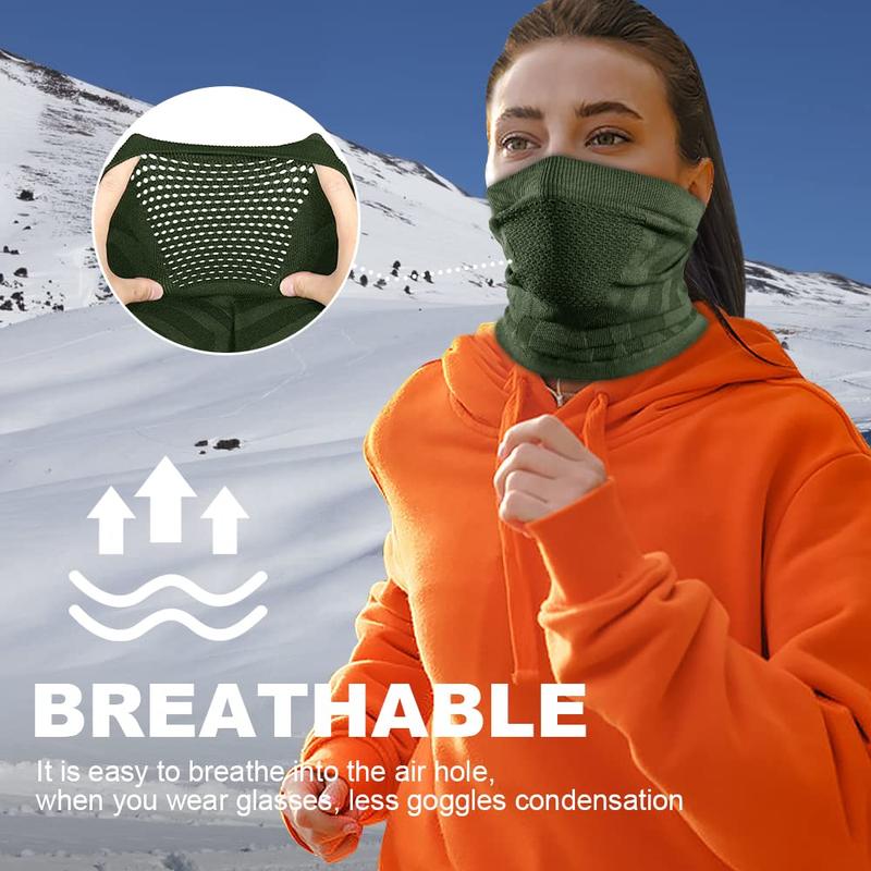 Christmas Winter Warm Face Mask, 2 Counts Windproof Balaclava Bandana, Sports & Outdoor Clothes Accessories for Ski Snowboard