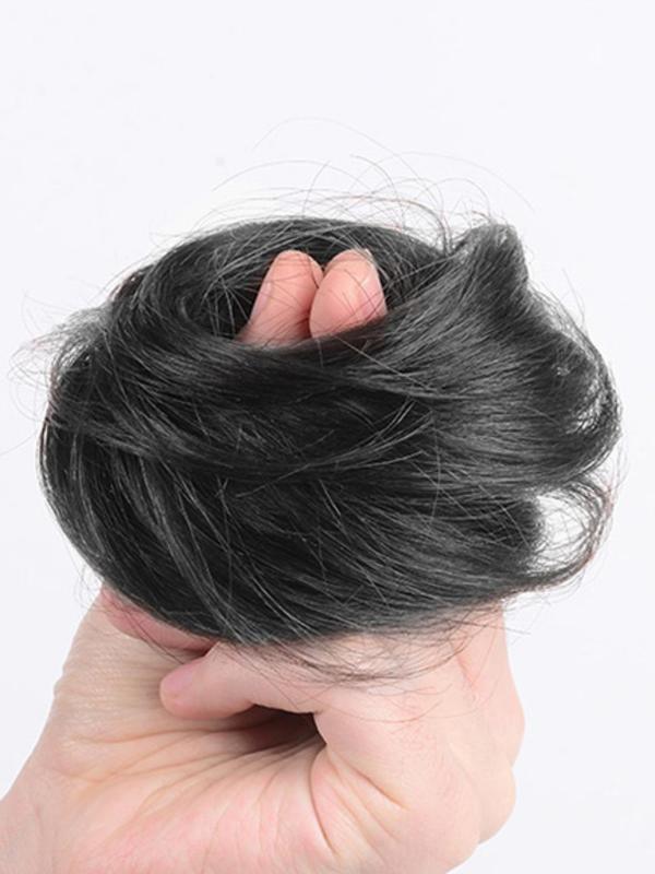 Women's Simple Style Plain Color Hair Bun, Casual Trendy Hair Bun for Daily, Party Use, Striking Natural Fluffy Wig for Daily Use for Women & Girls