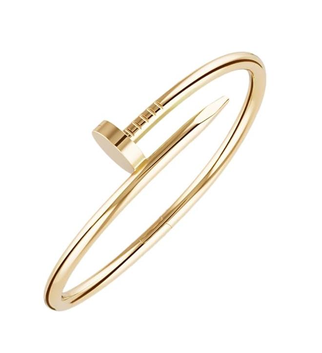 Nail Bracelet Designer Bracelets Jewelry for Women Fashion Bangle Steel Alloy Gold-plated Craft Never Fade Not Allergic Wholesale Bracelets For Women Trendy Jewelry