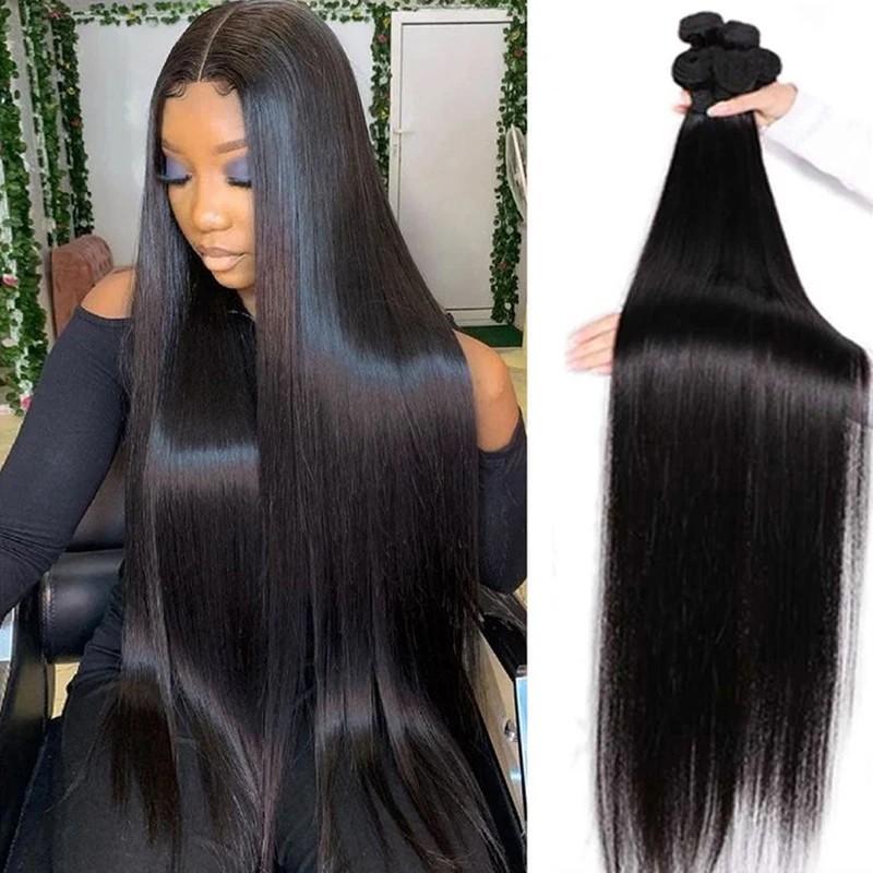 West Kiss Hair Body Wave Human Hair Bundles Brazilian Virgin Hair Straight Hair Bundles