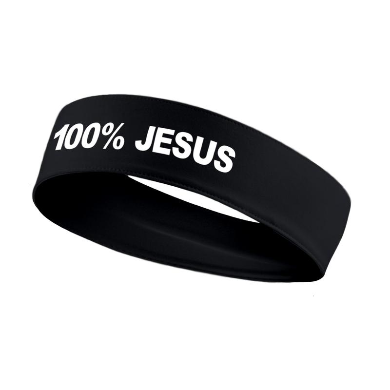 100% JESUS Stretch Headband