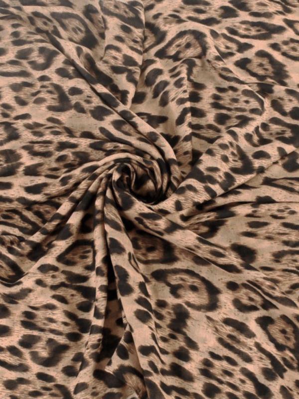 Leopard Print Long Scarf, Women's Elegant Shawl, Fashionable Scarf for All Seasons, Versatile Scarf for Women for Daily Wear