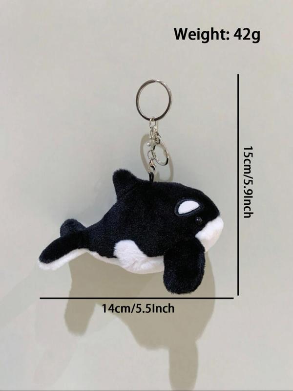 Cute Cartoon Whale Shaped Keychain, Lovely Keychain for Women & Men, Bag Charm for Backpack, Car Interior, Great Gift for Birthday, Children,Graduation Season