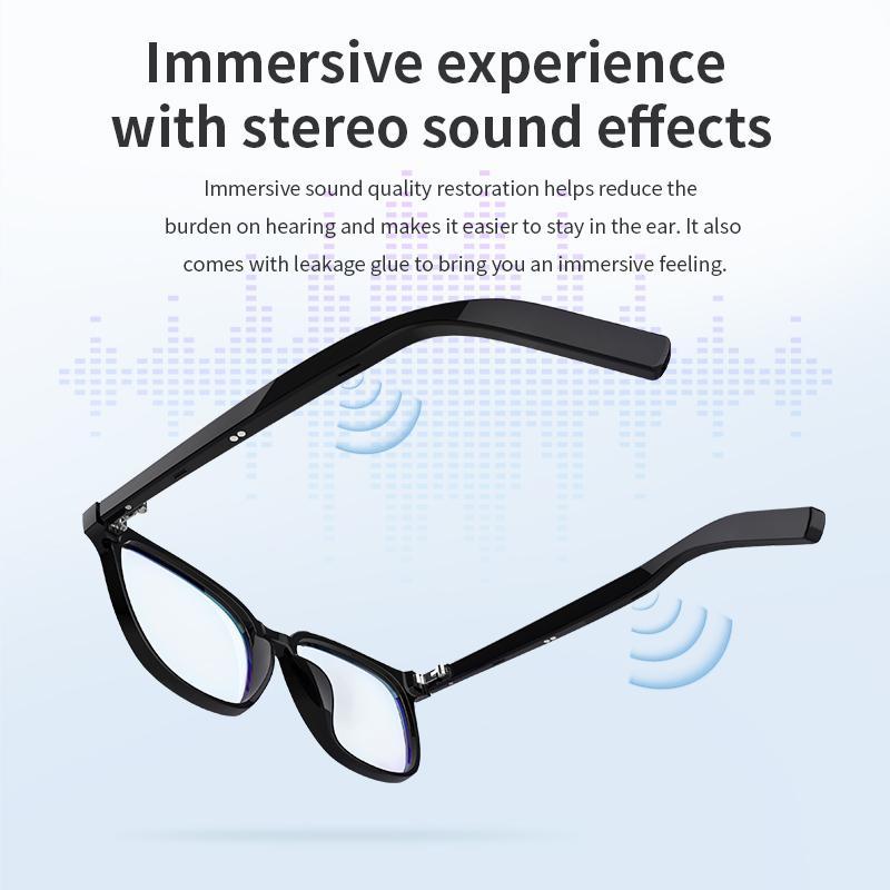 New G05 Smart Glasses, Magnetic Wireless Multifunctional Sunglasses, BT Glasses for Phone Call, Music Remote Control Voice Assistant Glasses for Men & Women