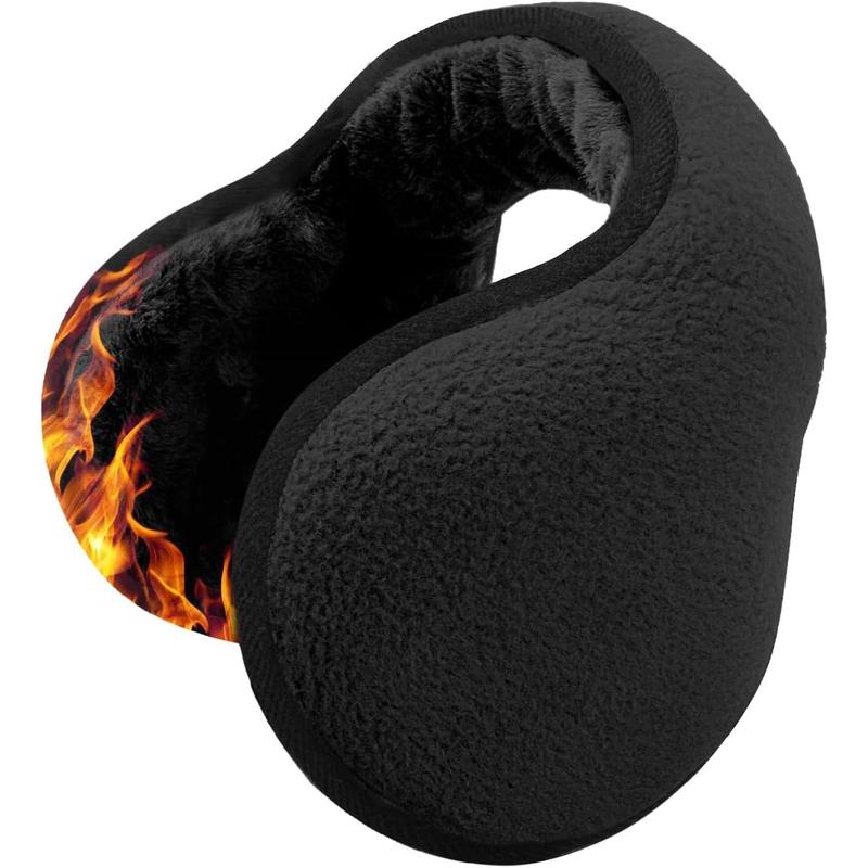 Winter Ear Muffs for Men Women Fleece Ear Warmers for Cold Weather Running-Behind the Head Earmuffs Adjustable Hot Sale-