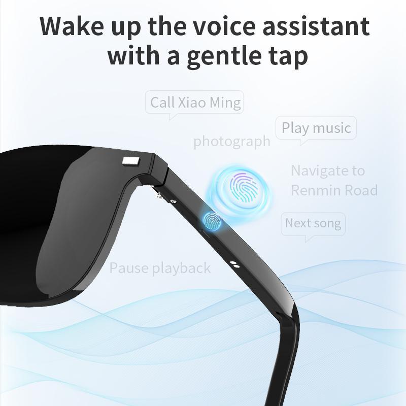 New G05 Smart Glasses, Magnetic Wireless Multifunctional Sunglasses, BT Glasses for Phone Call, Music Remote Control Voice Assistant Glasses for Men & Women