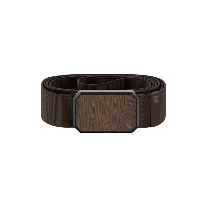 Groove Belt Walnut Brown