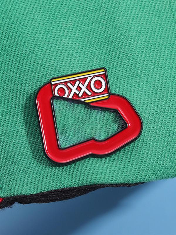 Cute Letter Xo Design Brooch, Fashion Alloy Accessories for Men & Women for Daily Clothing Decor, Trendy All-match & Exquisite Brooch for Birthday Gift