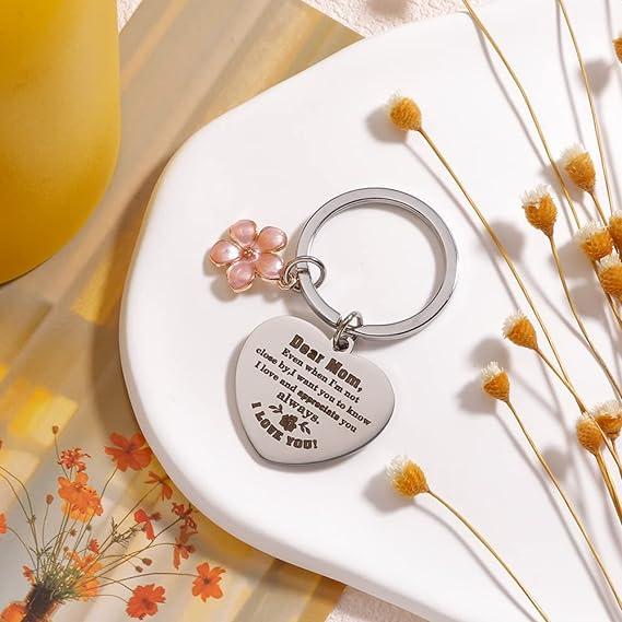 Mothers Day Gifts for Mom from Son Daughter Birthday Gifts Mothers Day Keychain Presents Best Mom ever Gifts