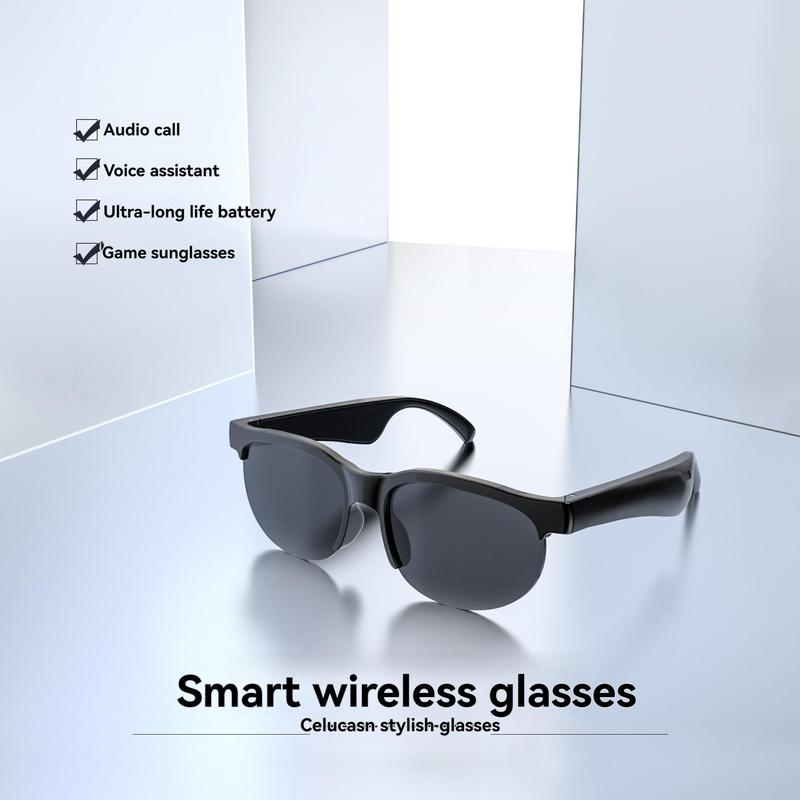 Wireless Smart Glasses, Air Conduction Concept Glasses, Men's Tech Gadgets 2024, Anti-blue Light Smart Bluetooth-compatible Sunglasses, Fashionable Sports Music Glasses