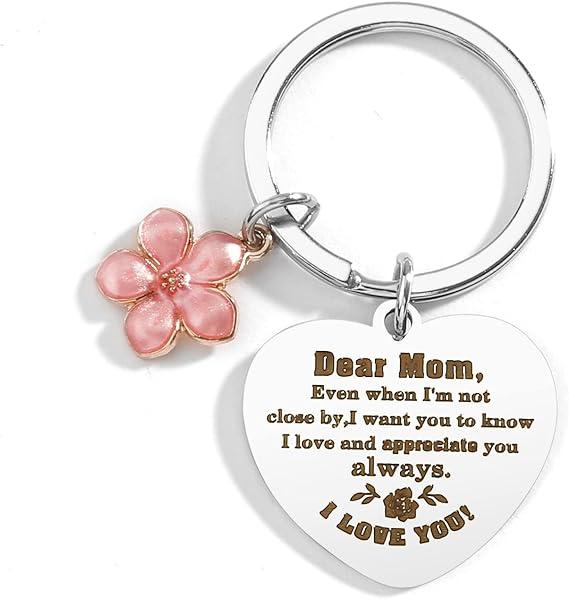 Mothers Day Gifts for Mom from Son Daughter Birthday Gifts Mothers Day Keychain Presents Best Mom ever Gifts