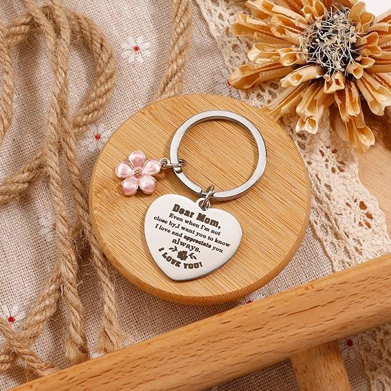 Mothers Day Gifts for Mom from Son Daughter Birthday Gifts Mothers Day Keychain Presents Best Mom ever Gifts