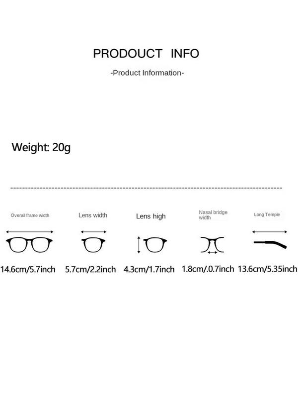 Women's Cat Eye Frame Eyeglasses, Personalized Eyeglasses for Women & Girls, Fashion Eyeglasses for Work, Daily Clothing Decor, Perfect for Student Daily Use