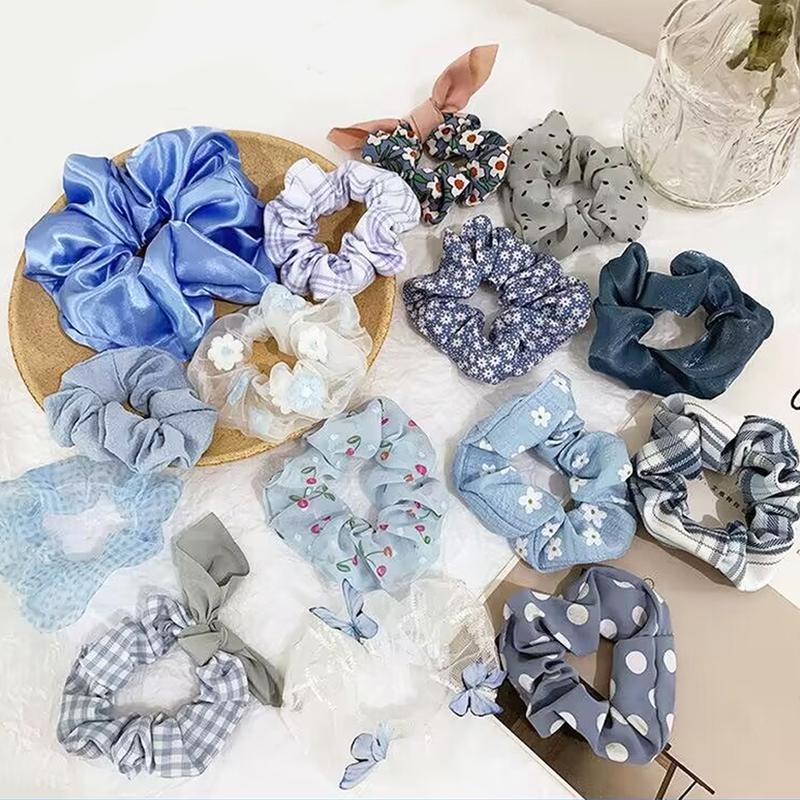 IPRO HAIR One Count Hair Scrunchies Different Color Style For Women