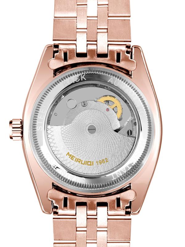 Women's Elegant Rose Gold Fashion Watch, Fashion Watch for Party, Daily Clothing Decor, Trendy All-match & Exquisite Watch for Birthday Gift with Random Box