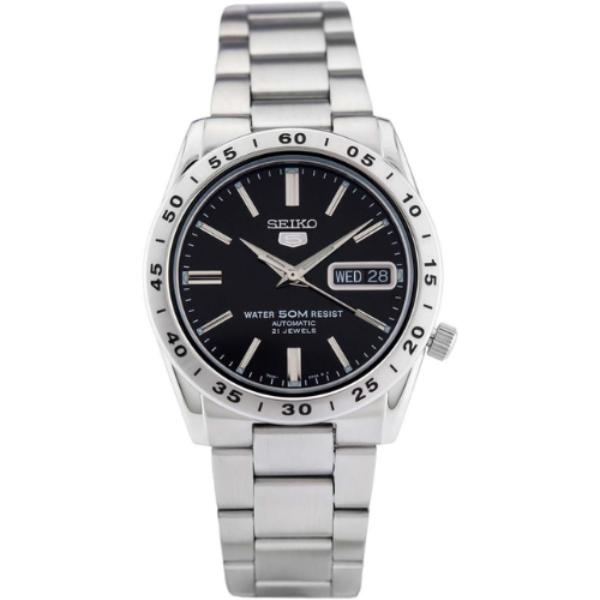 SEIKO Automatic Watch for Men 5-7S Collection with Day Date Calendar, Luminous Hands, Stainless Steel Case & Bracelet