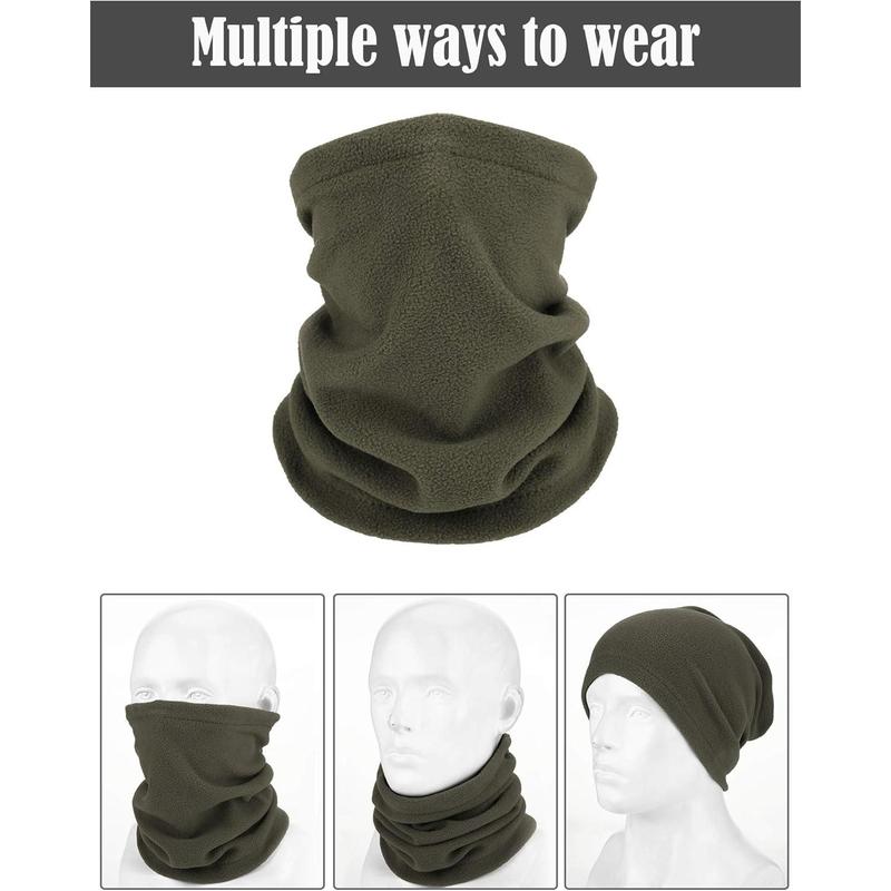 Must-Have 4 Pieces Winter Neck Warmers! Cozy Fleece Gaiters for Ultimate Windproof Protection - Versatile Face Covering for Chilly Days