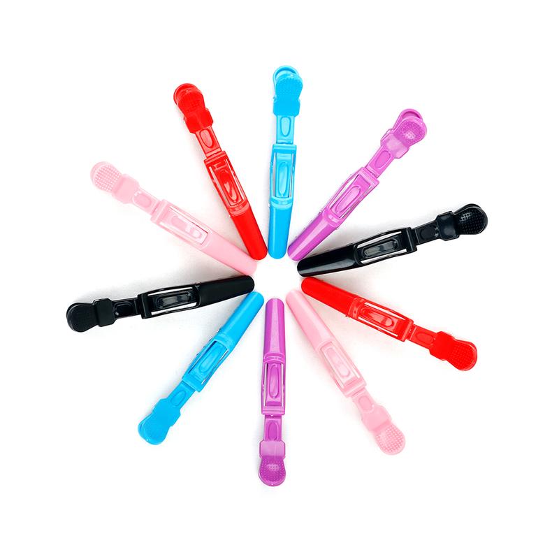 Alligator Hairpin (Random Color) Heat Dye Hairpin Hairdressing Hairpin Multi-purpose Wig Clip Non-slip Hairpin No Heat Styling Tool