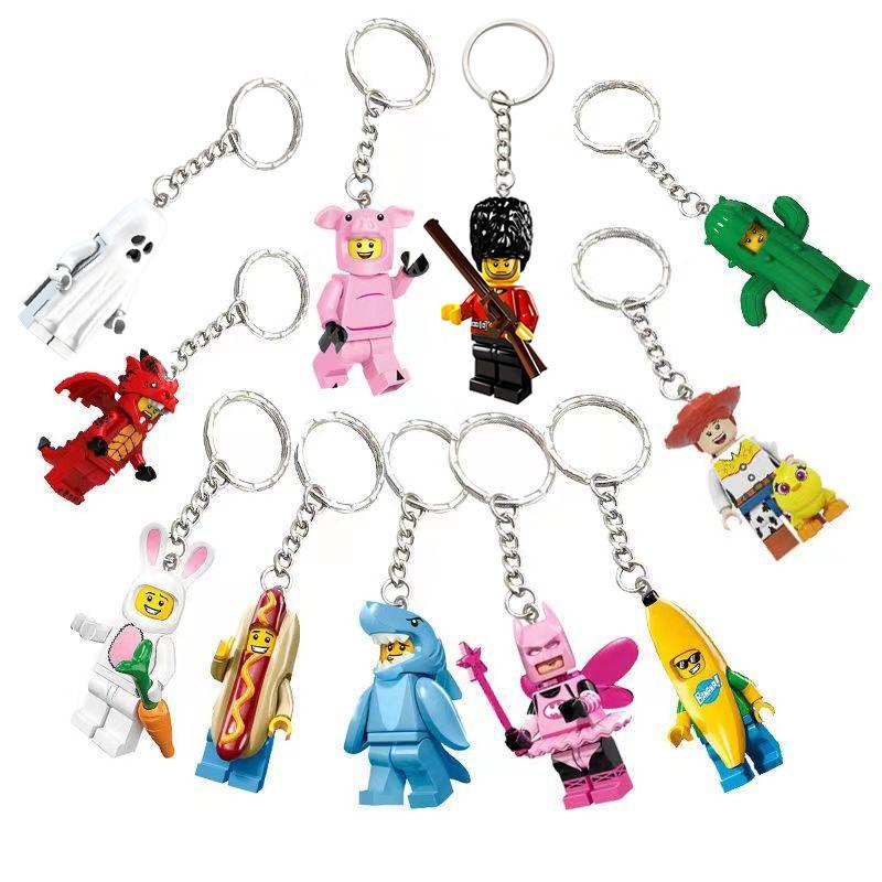 Anime Keychain Cute Little Character Keychain Suitable for Backpack Car Key Phone Case Keychain Gift for Men and Women