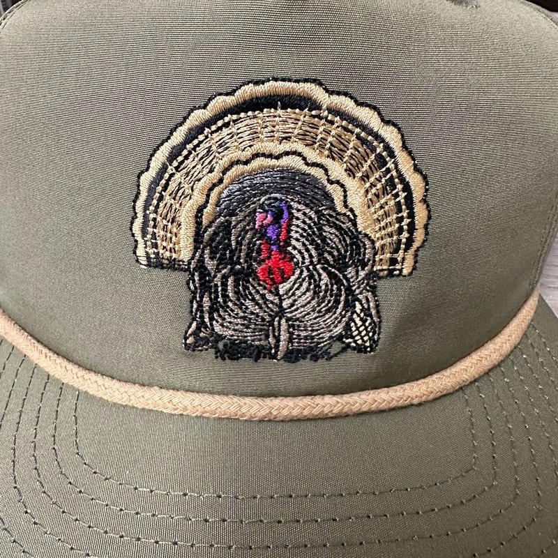 Duck Camp Turkey Rope Hat - Olive