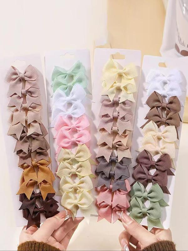 Colorful Hair Clips Set, Bow Hair Clips, Super Cute Hair Accessories for Women, Casual Style, Suitable for Dolls and Pets