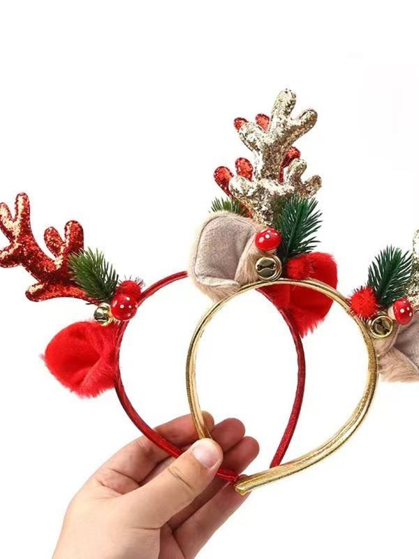 Cute Reindeer Antler Design Hair Hoop, Fashionable Hair Accessories for Women & Girls, Cute Lovely Hairwear for Daily Used