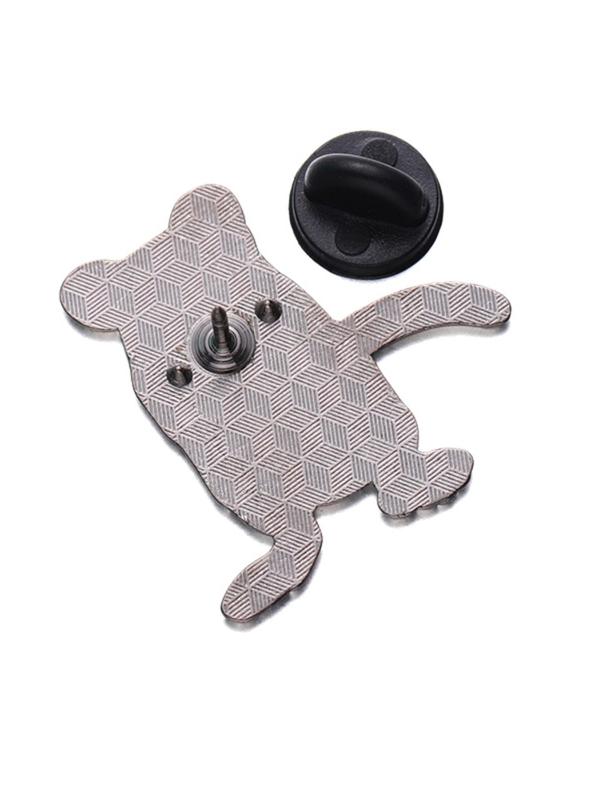 Unisex Cute Mouse Design Brooch Pin, Trendy Animal Feature Clothes Pins, Fashionable Cute Kawaii Clothes Accessories for Women & Men for Daily & Xmas Party Decor