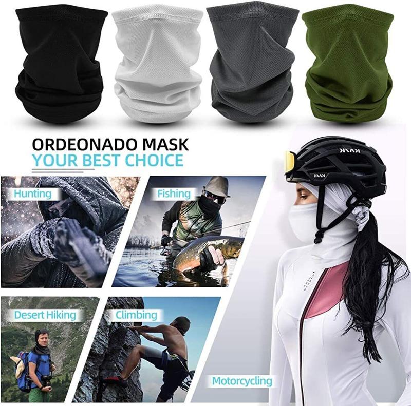 Summer Neck Gaiter Scarf Face Mask Face Bandana Half Face Mask Balaclava Cover