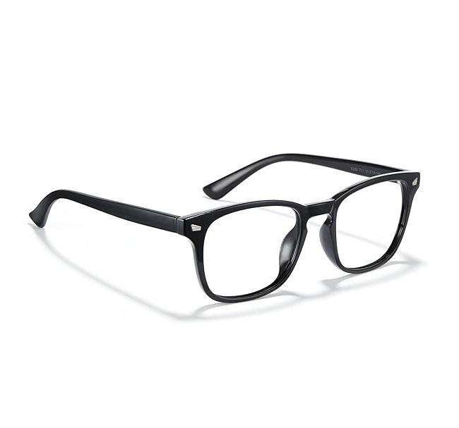 2024 Fashion Computer Gaming Glasses，Computer Gaming TV Phones Glasses，Party Glasses,Square Classic Retro Clear Lens Eyeglasses， Vintage Fake Eyeglasses for Women Men